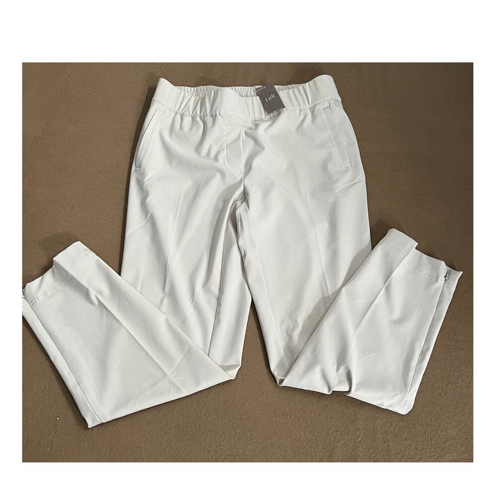 J.Jill FIT Stretch Elastic Waist Zipped Ankle Pockets Athleisure Pants Sz.Small